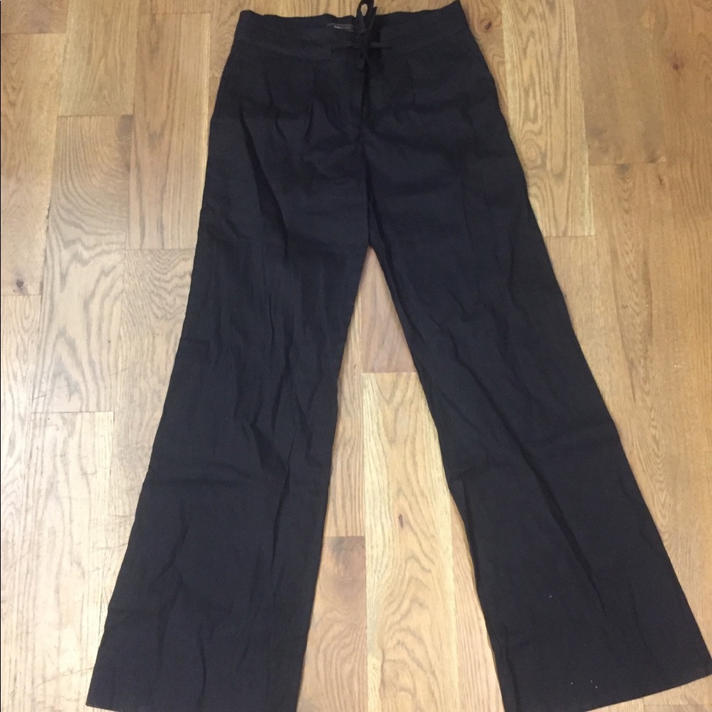 NWOT - BCBG wide leg linen pants
